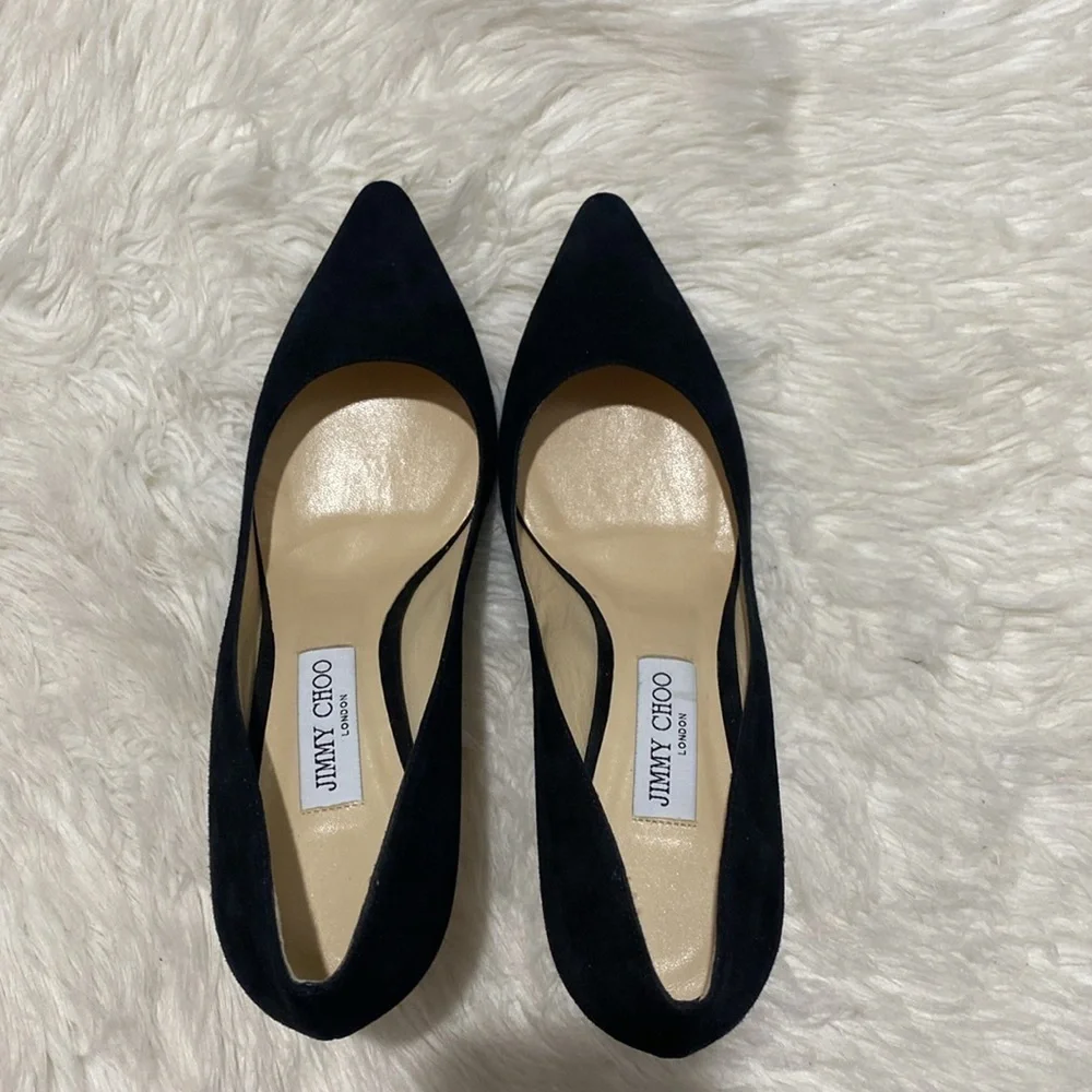 Jimmy Choo Romy 85 suede pump size 41.5EU